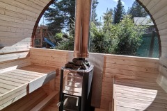 Venkovní finská sauna
